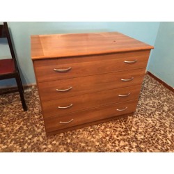 Six-door bedroom wardrobe + chest of drawers